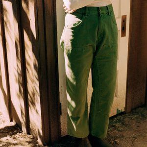 Rudy Jude Adult Utility Jeans in Green Bean Size 4 30" Waist